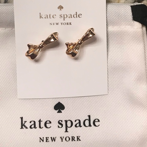 kate spade Jewelry - ♠️💋Kate Spade bow earrings!! NWT!! kate spade Jewelry - ♠️💋Kate Spade bow earrings!! NWT!!